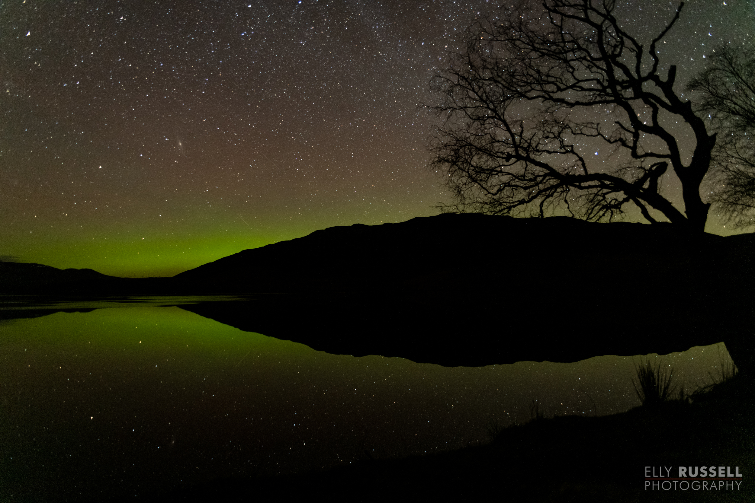 Northern Lights over Loch Tarff